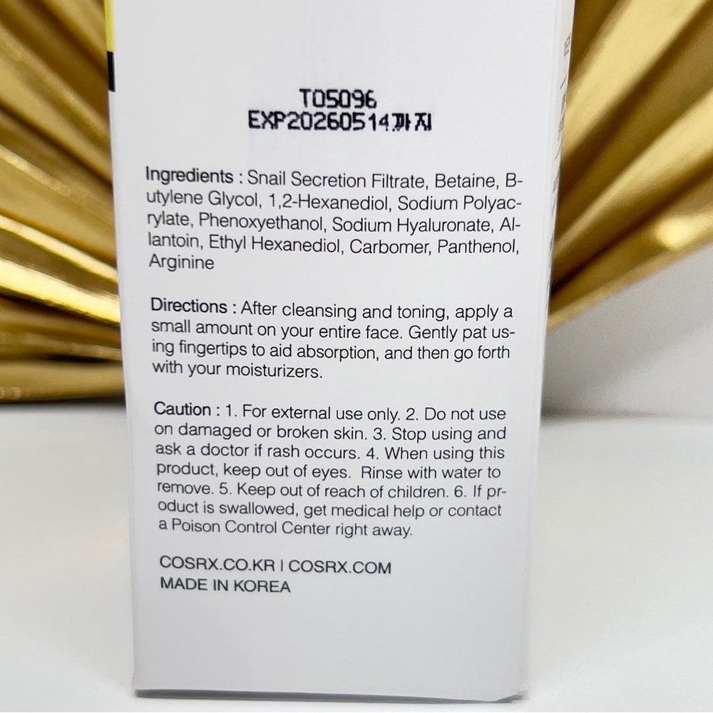 🍒3/$30 NIB COSRX Advanced Snail 96 Mucin Power Essence - Picture 3 of 6